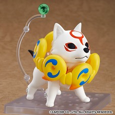画像ギャラリー No.011のサムネイル画像 / 「大神」の「アマテラス」がねんどろいどになって登場。オプションパーツとして旅の相棒「イッスン」も付いてくる