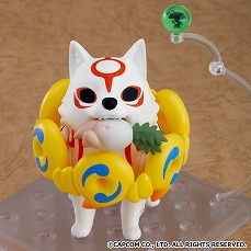 画像ギャラリー No.012のサムネイル画像 / 「大神」の「アマテラス」がねんどろいどになって登場。オプションパーツとして旅の相棒「イッスン」も付いてくる
