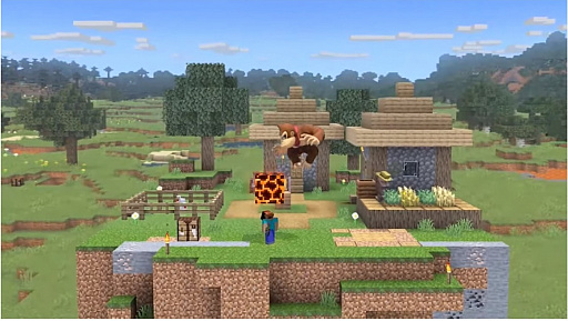 画像ギャラリー No.022のサムネイル画像 / 「大乱闘スマッシュブラザーズ SPECIAL」では，Minecraftのスティーブとアレックスの配信を予定。原作再現の細かいギミックが魅力