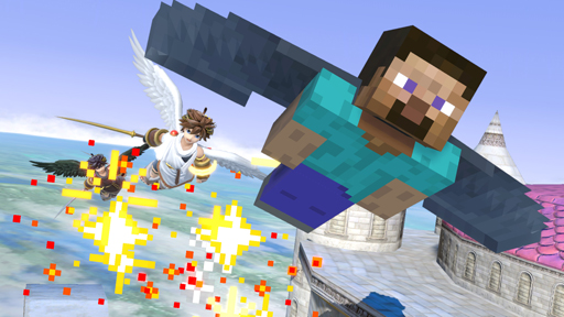 画像ギャラリー No.001のサムネイル画像 / 「大乱闘スマッシュブラザーズ SPECIAL」にMinecraftのスティーブとアレックスが本日参戦。記念大会が10月24日に開催決定
