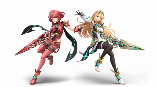 画像ギャラリー No.001のサムネイル画像 / 「スマブラSP」の新ファイター・ゼノブレイド2のホムラ / ヒカリは2021年3月5日に配信
