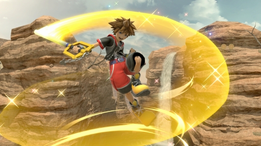 画像ギャラリー No.046のサムネイル画像 / 「スマブラSP」最後の追加ファイター，ソラの情報まとめ。原作のキングダム ハーツを再現した“まほう”や多彩な空中ワザが特徴