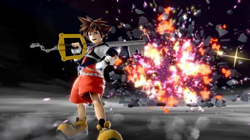 画像ギャラリー No.055のサムネイル画像 / 「スマブラSP」最後の追加ファイター，ソラの情報まとめ。原作のキングダム ハーツを再現した“まほう”や多彩な空中ワザが特徴
