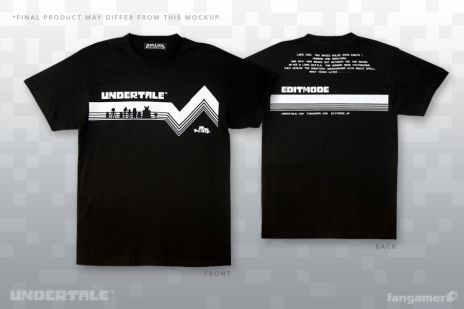 画像ギャラリー No.005のサムネイル画像 / 「UNDERTALE」のTシャツ2種と缶入りフレークシールが発売。Tシャツは，任天堂公式ブランドEDITMODEとコラボしたデザイン