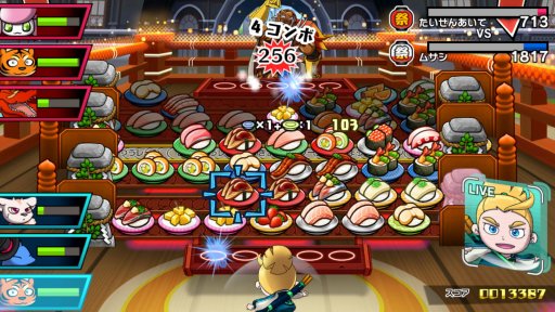 画像ギャラリー No.001のサムネイル画像 / Switch/3DS向けアクションパズル「超回転 寿司ストライカー The Way of Sushido」,プレイヤーのパートナー「スシガミ」の情報を公開
