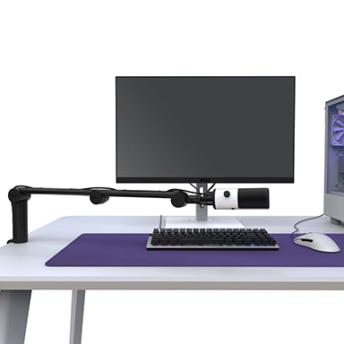 画像ギャラリー No.004のサムネイル画像 / コンパクトサイズのNZXT製ゲーマー向けマイクとマイクアームが登場。日本国内でも発売を予定