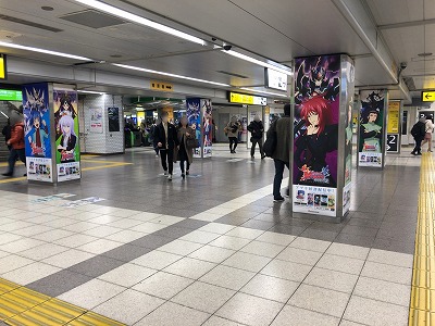 画像ギャラリー No.003のサムネイル画像 / 「ヴァンガード ZERO」が池袋駅に広告を展開中