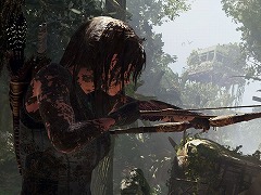 ［E3 2018］「シャドウ オブ ザ トゥームレイダー」ジャングルを味方につけ，ナイフと弓だけで武装集団に立ち向かう。終盤の戦闘を見せてもらった