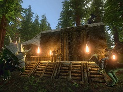 画像ギャラリー No.003のサムネイル画像 / サバイバル生活を満喫できるスマホ向けアプリ「ARK: Survival Evolved」,日本語に対応したバージョンが配信中