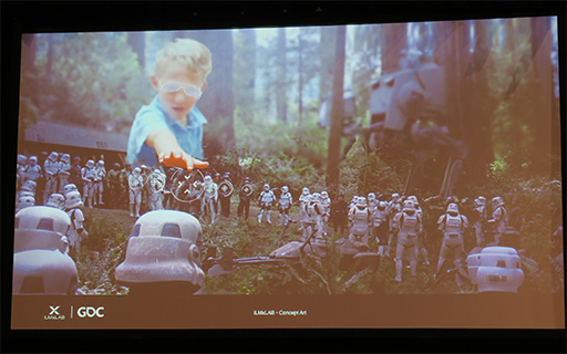 画像ギャラリー No.010のサムネイル画像 / ［GDC 2019］「スター・ウォーズ」で学ぶ，物語を感じさせるMRコンテンツ作り