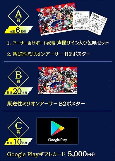 画像ギャラリー No.001のサムネイル画像 / 「叛逆性ミリオンアーサー」,Android端末向けのクローズドβテストが本日スタート。参加者5000名を先着順で募集中