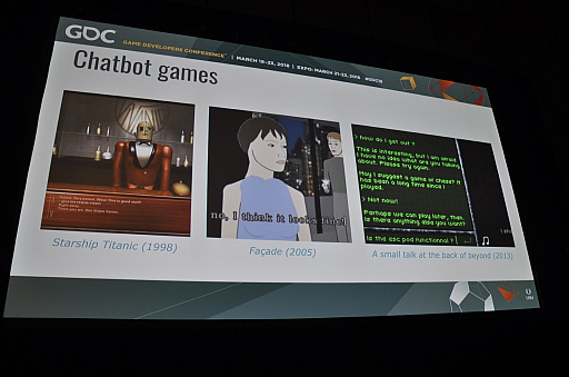 画像ギャラリー No.003のサムネイル画像 / ［GDC 2018］“AIとの会話をゲームにする”ことの難しさとは。「EVENT[0]」の開発者が登壇した講演をレポート