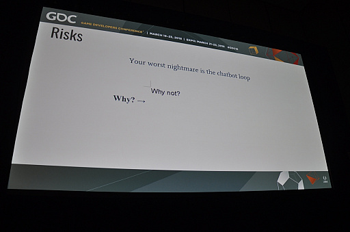 画像ギャラリー No.013のサムネイル画像 / ［GDC 2018］“AIとの会話をゲームにする”ことの難しさとは。「EVENT[0]」の開発者が登壇した講演をレポート