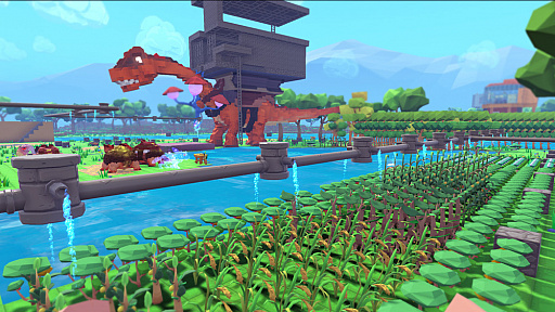 画像ギャラリー No.011のサムネイル画像 / 「ARK: Survival Evolved」の世界がブロックに。「PixARK」のPS4/Switch版が2019年夏に発売