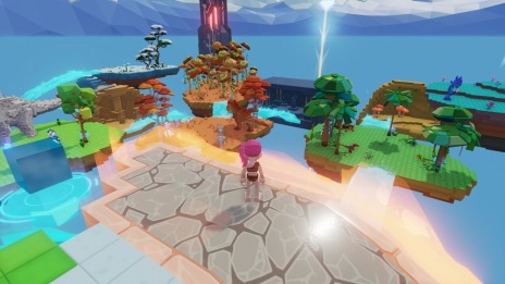 画像ギャラリー No.007のサムネイル画像 / 「PixARK」，生物やアイテムの情報を調査できる「スキャナー」が登場。アイテム運搬に便利な乗り物「トロッコ」と「いかだ」も