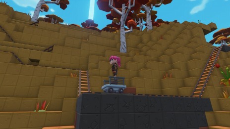 画像ギャラリー No.010のサムネイル画像 / 「PixARK」，生物やアイテムの情報を調査できる「スキャナー」が登場。アイテム運搬に便利な乗り物「トロッコ」と「いかだ」も