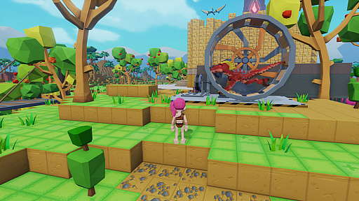 画像ギャラリー No.003のサムネイル画像 / 「PixARK」最新情報。テイムした特定の生物を配置して,生物の能力をエネルギー源として動作する発電機,はね橋,防衛タワーの設備が建設できる
