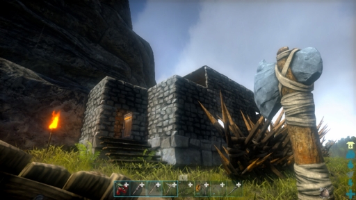 画像ギャラリー No.011のサムネイル画像 / ［プレイレポ］Switch版「ARK: Survival Evolved」はどのような操作感でサバイバル体験ができるのか。1人用モードをプレイして確かめてみた