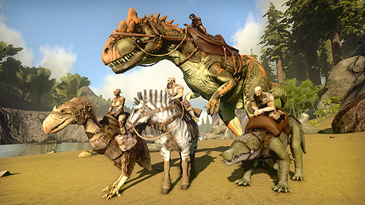画像ギャラリー No.005のサムネイル画像 / オープンワールド恐竜サバイバルACT「ARK: Survival Evolved」のSwitch版,本日発売。砂漠と荒野が舞台となるDLCの配信もスタート
