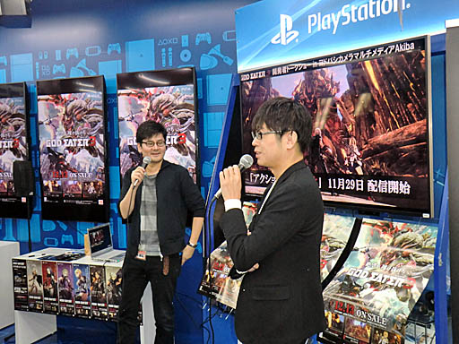 画像ギャラリー No.014のサムネイル画像 / 改良点が丸分かり! 「GOD EATER 3 アクション体験版 改」店頭体験会&開発者トークショーをレポート