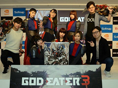 「GOD EATER 3」発売記念イベントレポート。OPテーマ「stereo future」を歌うBiSHが登場し，開発陣とトークを展開した