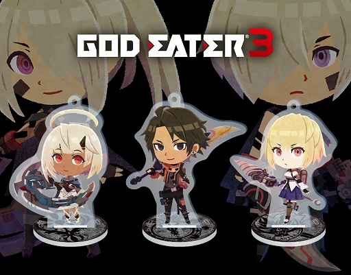 画像ギャラリー No.012のサムネイル画像 / 「GOD EATER 3」，コトブキヤからSDイラストを使用したアクリルスタンドが登場。2019年11月の発売で全10種