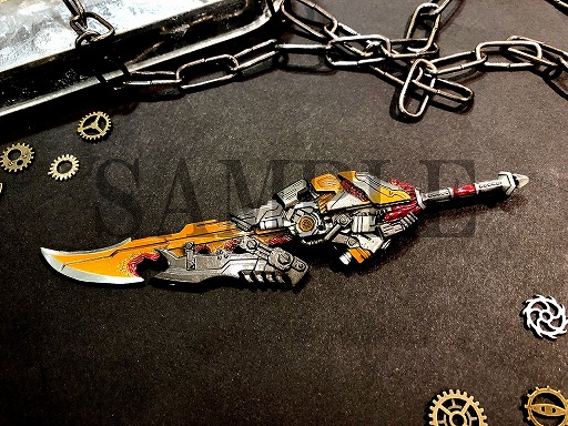 画像ギャラリー No.002のサムネイル画像 / 「GOD EATER 3」のユウゴが使用する神機のレプリカメタルオーナメントが発売決定
