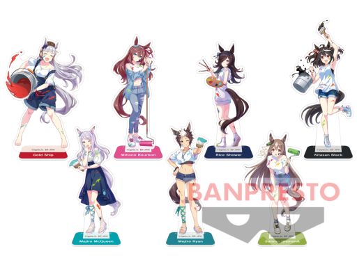 画像ギャラリー No.002のサムネイル画像 / 「ウマ娘 プリティーダービー」の限定イラストを使用したアミューズメント景品やガシャポン商品が5月27日から順次登場