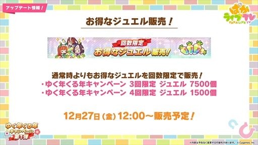 画像ギャラリー No.017のサムネイル画像 / アニメ「ウマ娘 シンデレラグレイ」は2025年4月より放送。「ウマ娘 プリティーダービー」ぱかライブTV Vol.48まとめ