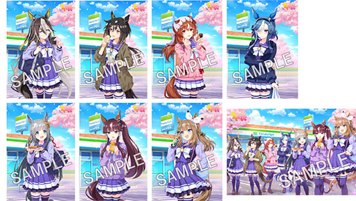 画像ギャラリー No.017のサムネイル画像 / 「ファミマで祝おう!ウマ娘5周年!」,3月15日から開催。アーモンドアイやステイゴールドら7人のウマ娘が限定描き下ろしイラストで登場