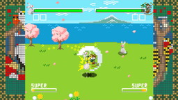 画像ギャラリー No.002のサムネイル画像 / 鳥獣戯画の格ゲー「ドットの拳GIGA」,通常版が発売。中潟憲雄氏のサウンドをBGMに小野 浩氏のドット絵キャラが戦う