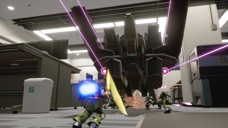 画像ギャラリー No.024のサムネイル画像 / 「New ガンダムブレイカー」，ガンプラのカスタマイズ要素や巨大な敵との戦闘シーンが公開。ナイチンゲールなど4種の新規機体も明らかに