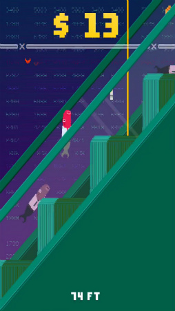 画像ギャラリー No.004のサムネイル画像 / 駆け上がれ,鮭の出世道。iOS向けタップアクション「Corporate Salmon」を紹介する「(ほぼ)日刊スマホゲーム通信」第1678回