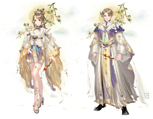 画像ギャラリー No.004のサムネイル画像 / 「謀りの姫-TABAKARI NO HIME-」，月光と兎をイメージした新SSR衣装が登場