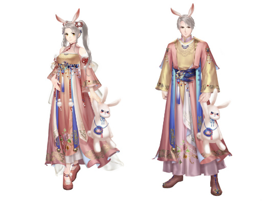 画像ギャラリー No.005のサムネイル画像 / 「謀りの姫-TABAKARI NO HIME-」，月光と兎をイメージした新SSR衣装が登場