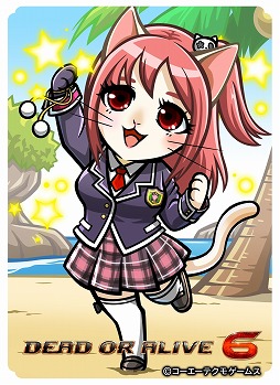 画像ギャラリー No.006のサムネイル画像 / 「のぶニャがの野望 ニャぷり!」,「DEAD OR ALIVE 6」とのコラボが2月9日にスタート