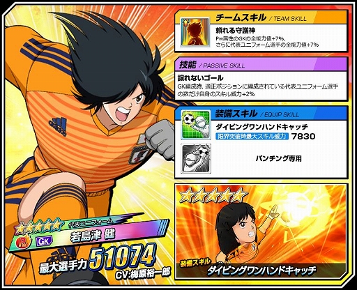 画像ギャラリー No.002のサムネイル画像 / 「キャプテン翼ZERO」，「代表ユニフォームガチャ」とイベント「対決 花輪中 大丸 雄一郎編」が開催