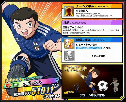 画像ギャラリー No.003のサムネイル画像 / 「キャプテン翼ZERO」，「代表ユニフォームガチャ」とイベント「対決 花輪中 大丸 雄一郎編」が開催