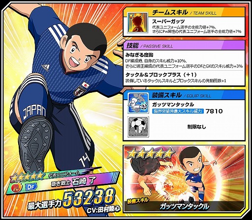 画像ギャラリー No.002のサムネイル画像 / 「キャプテン翼ZERO」,新選手5人が登場する“代表ユニフォームステップアップガチャ”を開催
