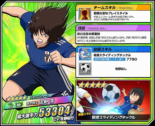 画像ギャラリー No.004のサムネイル画像 / 「キャプテン翼ZERO」,新選手5人が登場する“代表ユニフォームステップアップガチャ”を開催
