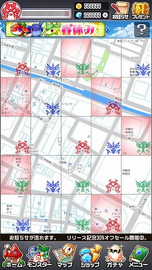 画像ギャラリー No.009のサムネイル画像 / 位置情報を利用してフィールドを“占領”できるスマホ向けアプリ，「テリトリーモンスターズ」の先行プレイレポート