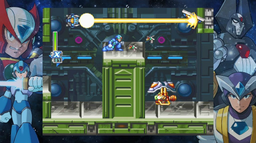 画像ギャラリー No.013のサムネイル画像 / 「ロックマンX アニバーサリー コレクション」では，「画面フィルター＆サイズ調整」で自分の好みの雰囲気が作れる