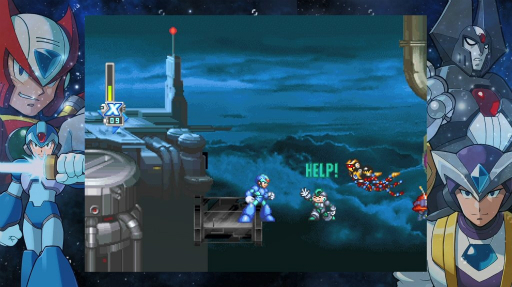 画像ギャラリー No.014のサムネイル画像 / 「ロックマンX アニバーサリー コレクション」では，「画面フィルター＆サイズ調整」で自分の好みの雰囲気が作れる