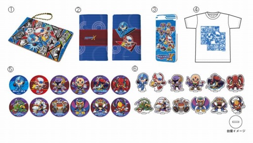 画像ギャラリー No.001のサムネイル画像 / 「ロックマンX」「ロックマンエグゼ」「大逆転裁判」のオリジナルグッズが東京キャラクターストリートで4月26日より販売