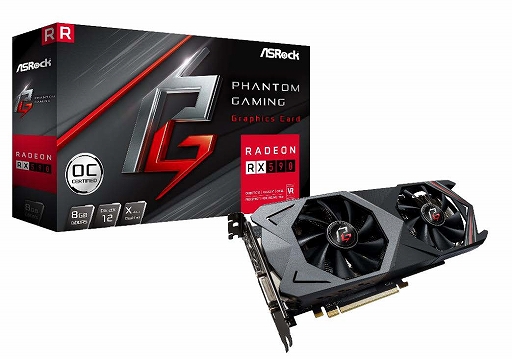 画像ギャラリー No.001のサムネイル画像 / ASRock，RX 590搭載カード「Phantom Gaming X Radeon RX590 8G OC」を発表。税込約3万8000円で11月下旬以降に発売予定