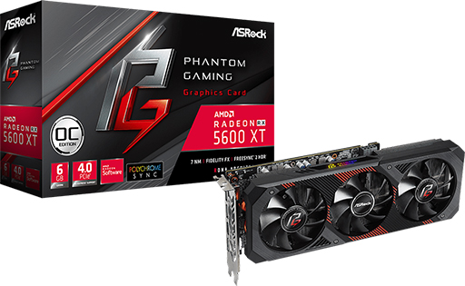 画像ギャラリー No.002のサムネイル画像 / ASRock，独自クーラー搭載のRadeon RX 5600 XTカード3製品を1月25日発売
