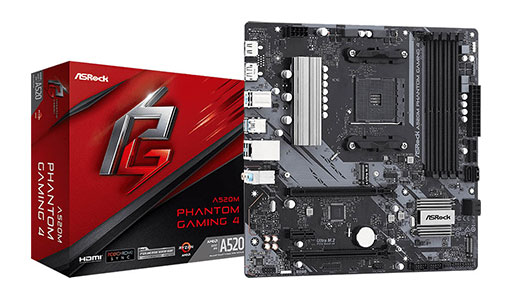 画像ギャラリー No.002のサムネイル画像 / B550&A520搭載のASRock製ゲーマー向けmicroATXマザーが発売