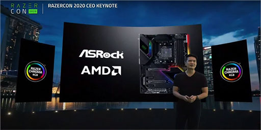 画像ギャラリー No.002のサムネイル画像 / ASRock,Razerコラボモデルのゲーマー向けX570/B550マザーを発売