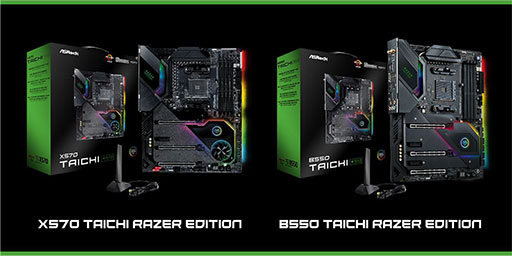 画像ギャラリー No.003のサムネイル画像 / ASRock,Razerコラボモデルのゲーマー向けX570/B550マザーを発売