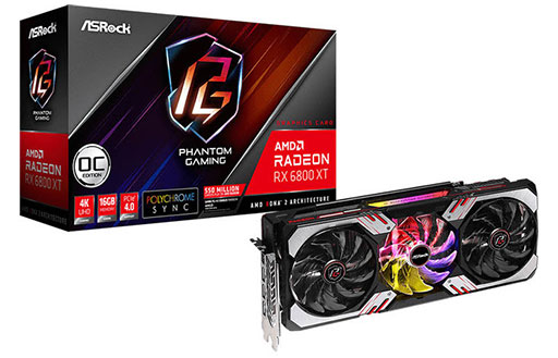 画像ギャラリー No.001のサムネイル画像 / 独自3連ファンクーラー採用のASRock製RX 6800 XTカードが国内発売